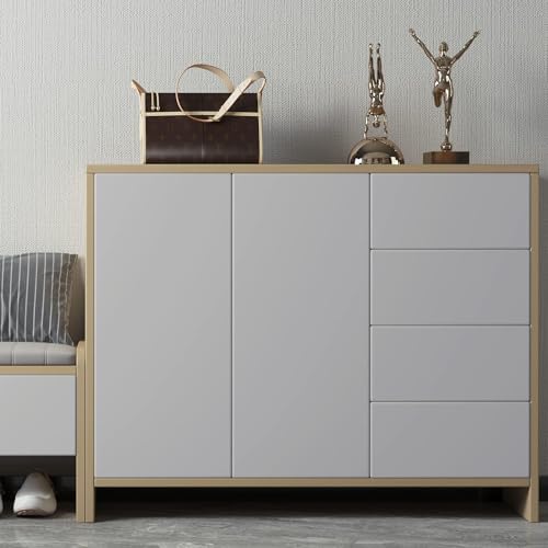 Image of Light Grey Peel and Stick Wallpaper Matte Self Adhesive Removable Wallpaper,Waterproof Kitchen Wallpaper Vinyl Contact Paper for Cabinet Furniture(12x96 Light Grey Matt)