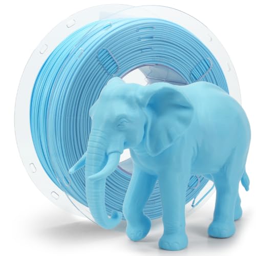 Image of VOXELAB HS PLA+ Filament 1.75mm, High Speed PLA Plus 3D Printer Filament, 1kg (2.2lbs) for Most FDM 3D Printers, Enhanced Toughness & Smooth Printing, Superior Layer Adhesion(Ice Blue)