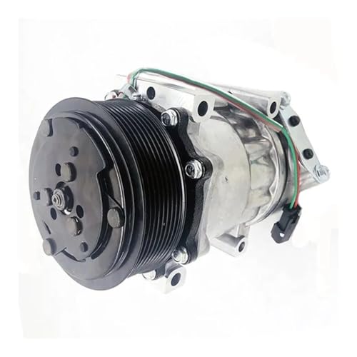 NGYBSFHxsr Compresor de aire acondicionado compatible con manipuladores telescópicos JCB serie TM, 1168203, 32008562, 8203, 12 V