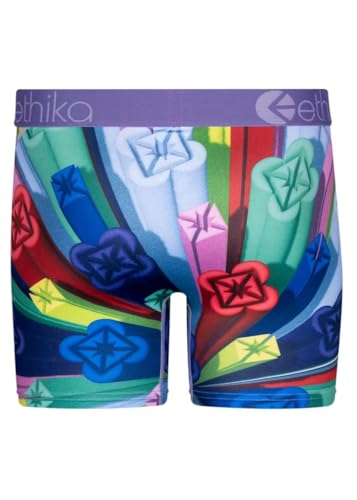 Ethika Mens MID Boxer Brief | Flaura Burst3