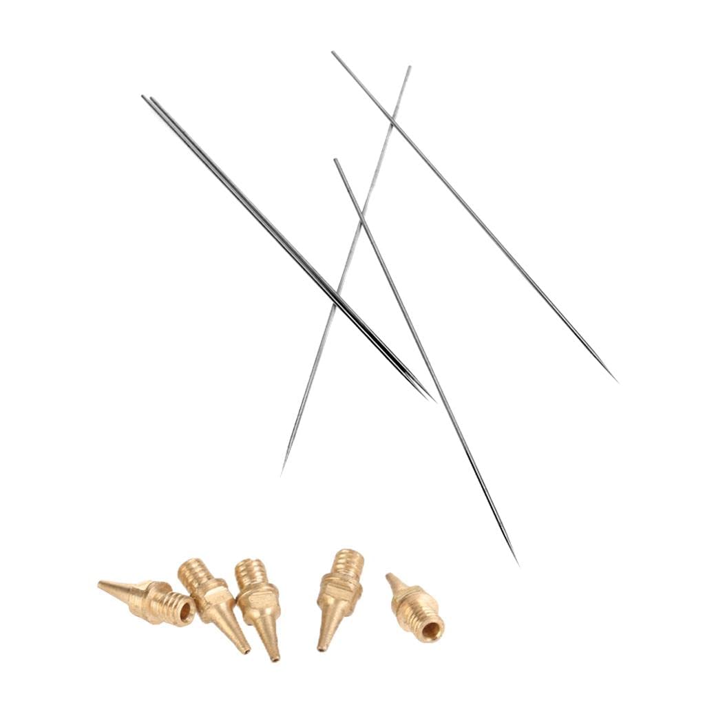 10pcs Professional Stainless Steel 0.3mm Airbrush Needle Nozzle Replacement|Health & Beauty|Body Art|Supplies|As per Description-picture-51