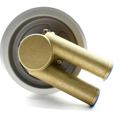 21214596 Sea Water Pump 5.7 Crank Mounted Sea Water Pump for Volvo Penta 4.3 5.0 5.7 Replace 21214596 3858229 with Double-V Belt Pulley