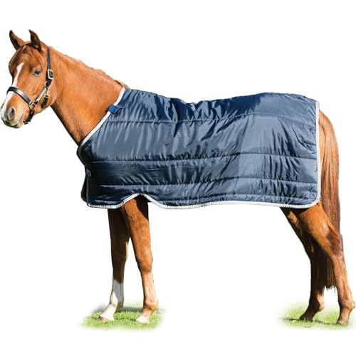 Horseware Unterdecke Liner Pony 100g - Navy with Silver, Größe:85