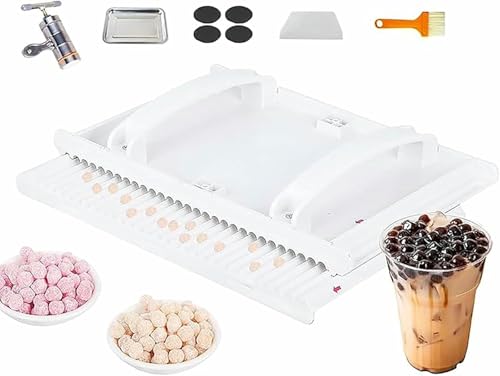 YGHBFRSZ Máquina for Formar Perlas de Tapioca, Herramienta for Hacer Perlas de Tapioca, máquina Manual for Hacer Perlas de Tapioca, Tabla for Frotar Bolas de Taro de 3-12 mm(8mm)