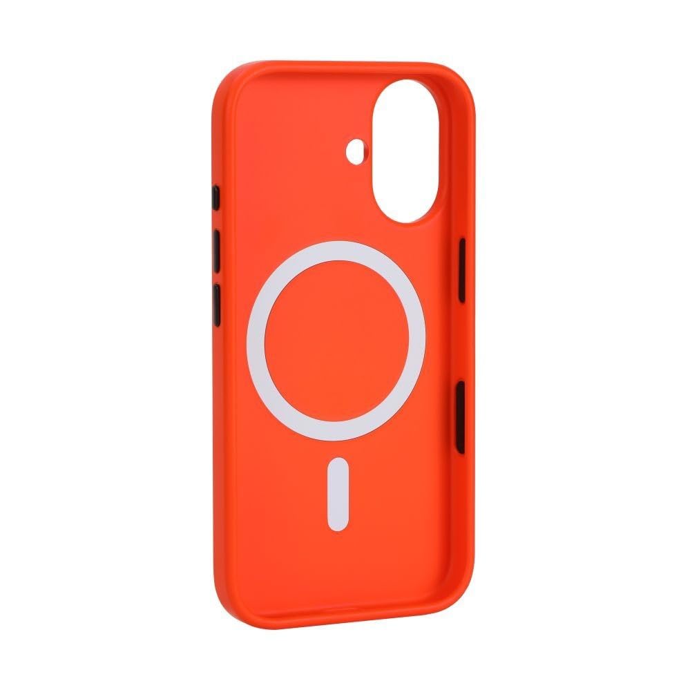 Coque silicone iPhone 17 Evelatus protection fine orange haute précision