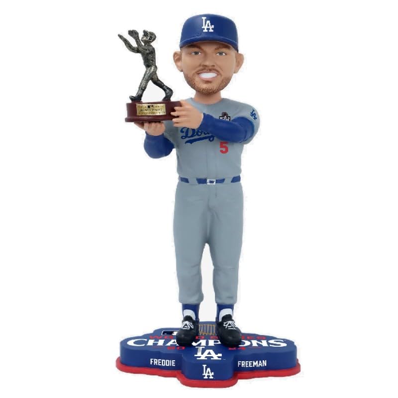 ☆たく☆ Dodgers Freddie Freeman ボブルヘッド人形 Freddie Freeman Los Angeles Dodgers 2024 World Series
