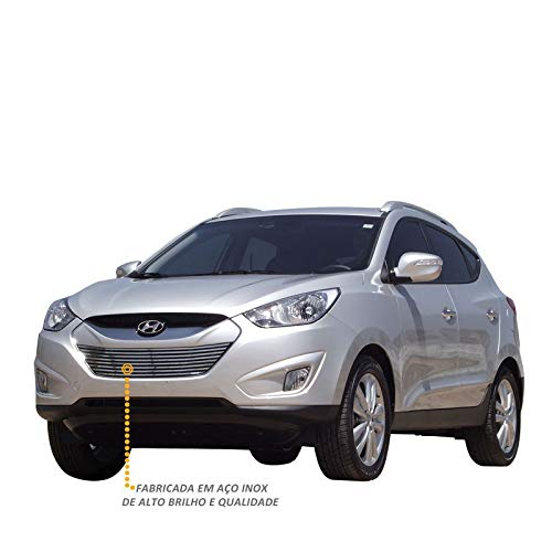 Sobre Grade Ix35 2011 a 2015 Aço Inox Cromada Filetada