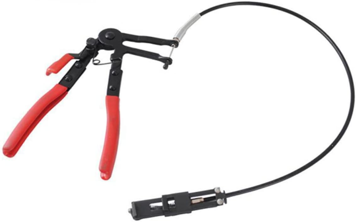 Durable Hose Clamp Pliers for Automotive Repair Flexible Swivel Flat Band Tool for Easy Removal Installation of Radiator Hose Clips Heavy Duty Chrome Vanadium with Grip