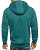 VANVENE Mens Hooded Sweat Jacket Combat Hoodie Full Zip Hoodie Sports Fitness Sweatshirts Cardigan Fleece Coat Gifts for Men Teenager Green XXL #2