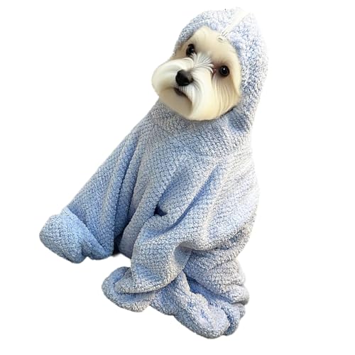 Full Coverage Absorbent Pet Bath Towel with 4 Leg Design for Secure Use on Smooth Floor and Warmth After Bathing Dog Bath Towel