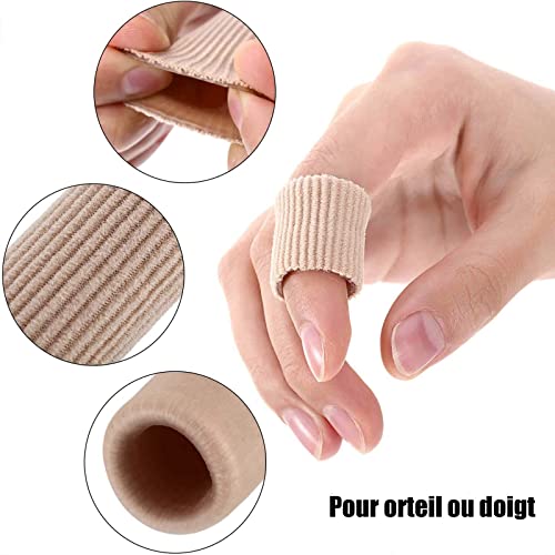Toe Cushion Tube Toe Tubes Sleeves Soft Gel Corn Pad Protectors For Cushions Corns, Blisters, Calluses, Toes And Fingers (Mixed Size Toe Cushion Tube, 16 Pieces) #TOP1