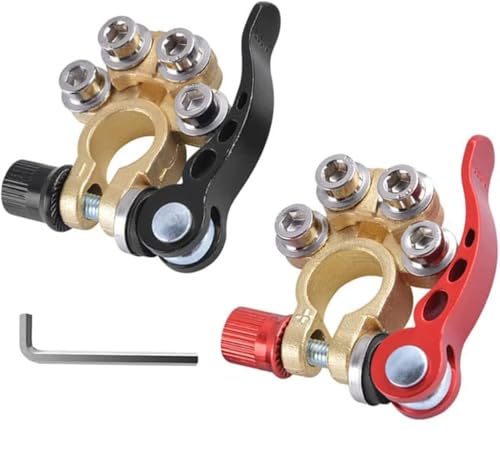 IWH 019056 - Connettore rapido per Batteria, Polo Negativo, Morsetto a Molla, Chiusura Rapida, con Simbolo