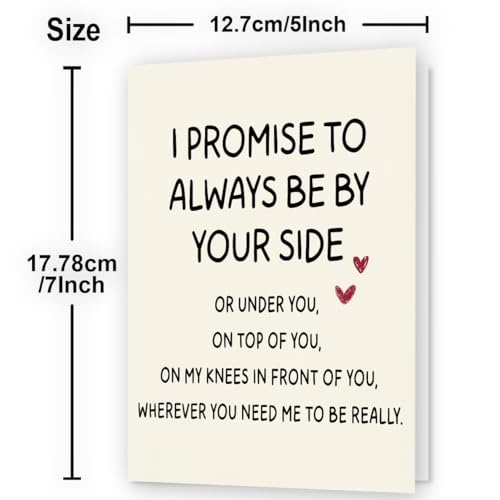 Image of WowBefun Funny Birthday Card & Gifts for Husband Boyfriend Him, Happy Anniversary Card & Gifts, Valentine Day