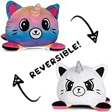 Reversible Caticorn Happy Sad Mad Angry Emotion Mood Octopus Plush Cute Pulpo Reversable Stuffed Ani