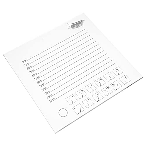 FOMIYES False Eyelash Holder Lash Extension Supply Acrylic Pallet Beauty Salon Grafting Tool