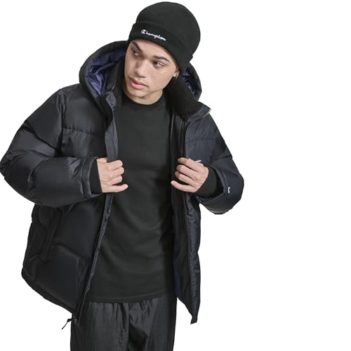 Champion Heavyweight Puffer with Adjustable Hood, Black, M - image 5