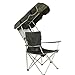 Chaise d'ombrage Portable, Chaise de Camping Pliante avec auvent et Porte-gobelet, Chaise de Plage Confortable, Support 330 LB, Fauteuil léger