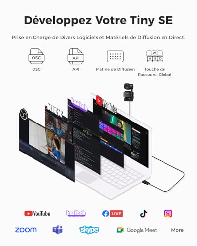 Streaming webcam 1080P OBSBOT Tiny SE caméra PC portable et tablette - 7