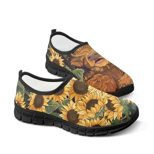 Image of Women's Loafers Slip On Slip Shoe Casual Walking Shoes Non Slip Work Shoes Mesh Athletic Sneakers