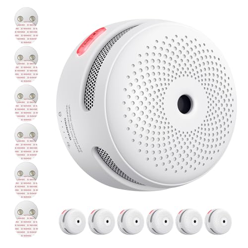 X-Sense Mini-Rauchmelder mit Magnethalterung, Magnethalter,...