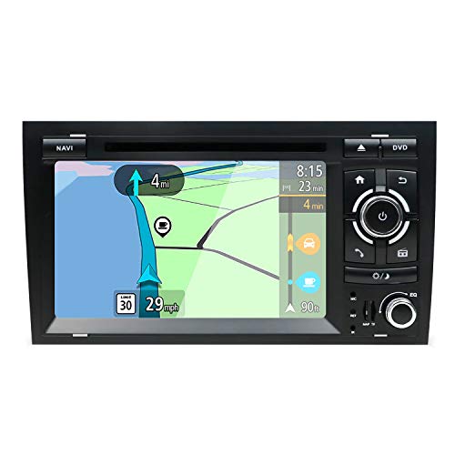YUNTX Double Din Android 8.1 Car Navigation Stereo 2G/32G Octa-Core Fit for Audi A4 (2003-2011)â€“7 inch with FREE Support Rear Backup Camera,LCD Touchscreen,WiFi/BT,SD Card,USB, AM/FM Radio Receiver