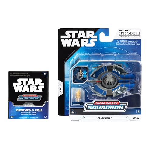 Star Wars Micro Galaxy Squadron Vulture Droid Mystery Bundle - 3-Inch Vehicle and 2.5-Inch Vehicle with Micro Figure Accessories - image 1
