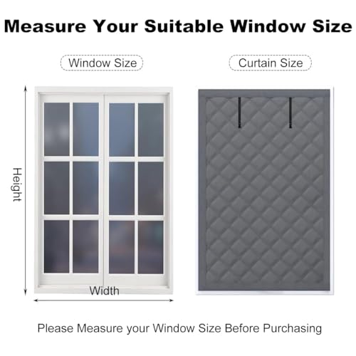 Cortina aislante para ventanas manta térmica de algodón resistente 7