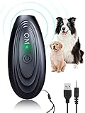 Dispositivo antiladridos, dispositivos de disuasión de ladridos para perros de mano, dispositivo recargable para detener ladridos de perros, dispositivo antiladridos suave para mascotas de 16.4 pies