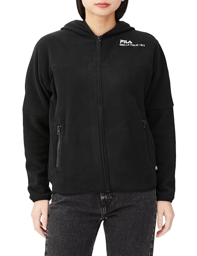 [フィラ] パーカー フルジップ フリースジャケット 3432385 レディース BK