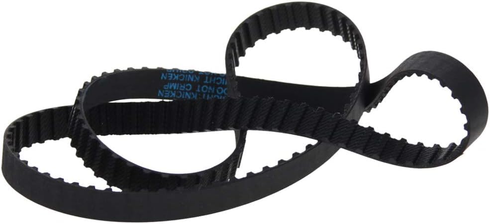 Wenheww 1Pc T5-690 Timing Belt, 138 Teeth, 690mm/27.17" Length x 10mm/0.39" Width x 5mm/0.2" Pitch, Industrial Rubber Geared Cogged Belt, for 3D Printers, Manufacturing Machinery, Black