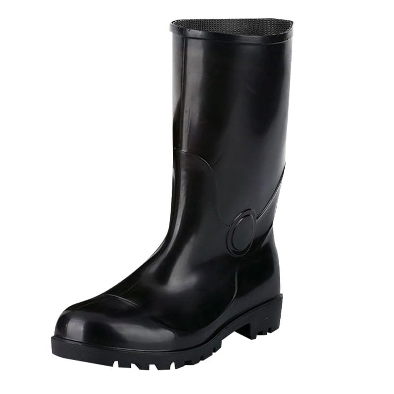 Bottes de pluie pour la pêche et jardinage en caoutchouc imperméable homme