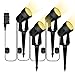 Bomcosy Gartenbeleuchtung, 3W 4er Set Gartenleuchte mit Erdspieß, DC 12V 14M IP65 Wasserdicht LED Gartenstrahler mit Stecker, Warmweiß Scheinwerfer Gartenlampe Wegbeleuchtung Spot Außenbeleuchtung Set Gartenstrahler günstig Kaufen-Bomcosy Gartenbeleuchtung, 3W 4er Set Gartenleuchte mit Erdspieß, DC 12V 14M IP65 Wasserdicht LED Gartenstrahler mit Stecker, Warmweiß Scheinwerfer Gartenlampe Wegbeleuchtung Spot Außenbeleuchtung