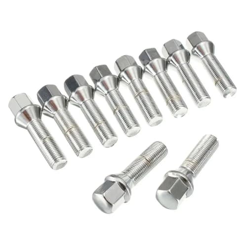 �ɓK������X1x3x5x6x73�V���[�Y�p 28/35/40/45/50mm ���������\�ȃX�`�[���z�C�[���{���g M14 X 1.5�AM12x1�AM14x1.25 �i�b�g10��(10PCS 40mm,M12x1.25)