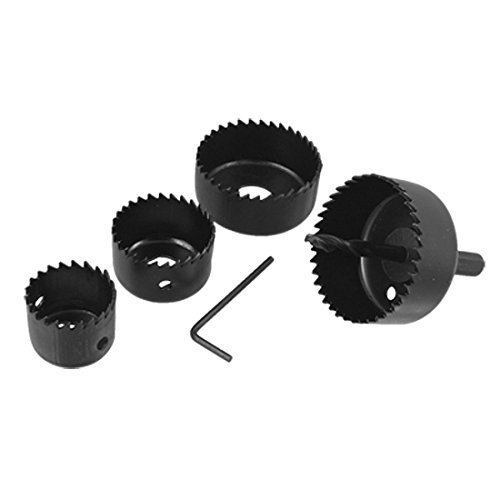 Banggood Woodworking 6 Pcs Twist Drill Bit Hex Wrench Hole Saw Set (Set of 6)