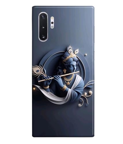 Image of Lord Krishna 3D Effect Printed Hard Back Case Cover Compatible for Samsung Galaxy Note 10 Plus /Samsung Galaxy Note 10 Pro (Multicolor) - D1661