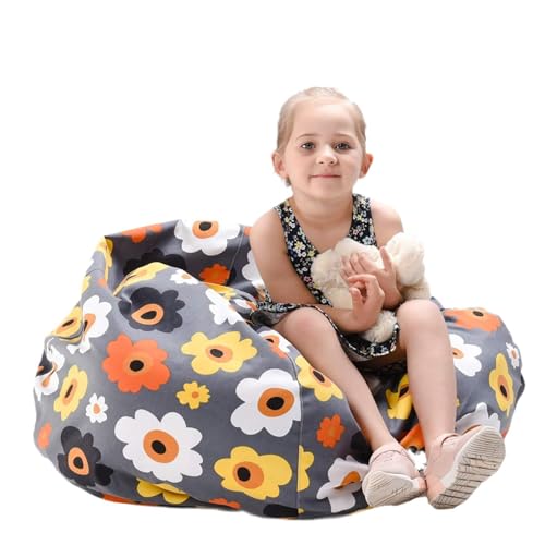 Ianulus Puf de Peluche Bolsa Almacenamiento