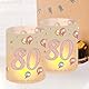 windlicht Geburtstag deko Windlicht Tischdeko Geburtstag Jahre Happy Birthday Deko Mann Frau Geschenke zum Frauen Männer Schön DASS Du Da Bist (Rose Gold 80)