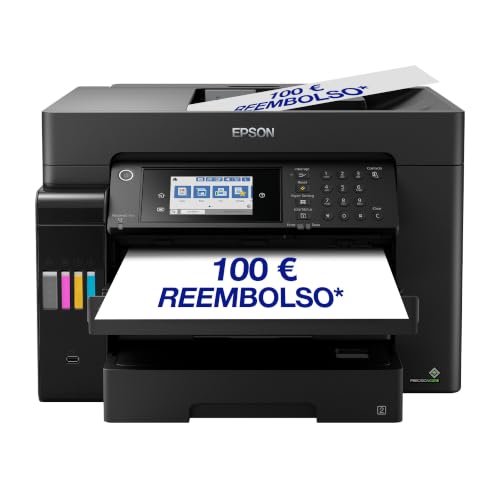 Epson Impresora multifunción EcoTank ET-16655 A3+ con depósito de Tinta, conexión Wi-Fi y fax