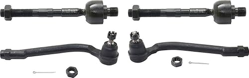 Evan-Fischer - Barra de acoplamiento compatible con Hyundai Elantra 2007  2012 delantero del conductor y del pasajero interior y exterior