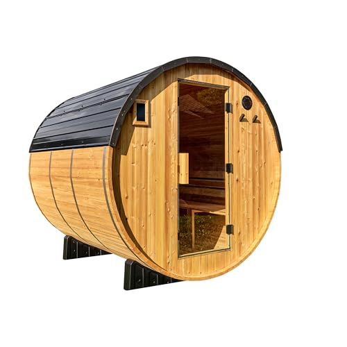 Backyard Discovery Paxton 4-6 Person Cedar Barrel Sauna