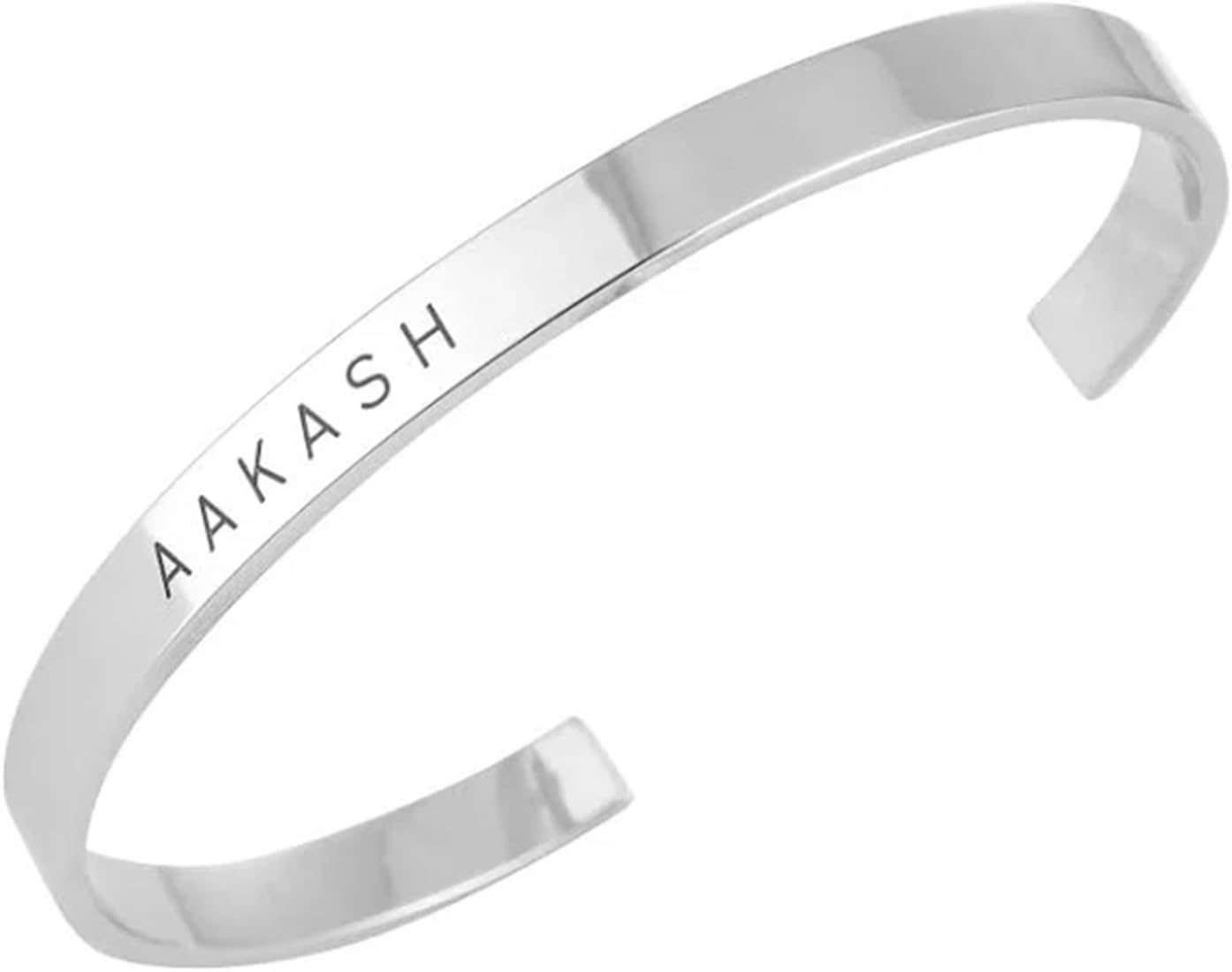 Personalized Bracalet with Name Engraving | Adjustable Unisex Bracelet for Men & Women | Custom Couple Gift, Anniversary, Wedding, Birthday