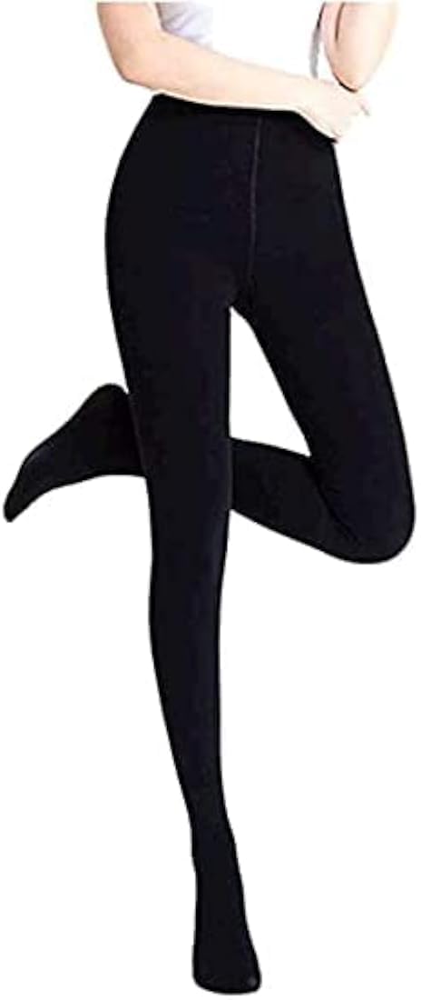a4arriyan Women's Winter Fleece Leggings, Thermal Stockings for Cold Weather, Soft & Cozy Streachable Winter Pants for Comfort & Warmth(BLACK,Size 26-34inch)-picture-20