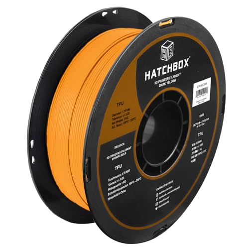 Filament HATCHBOX TPU YELLOW