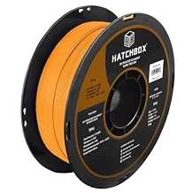 HATCHBOX 1.75mm Dark Yellow TPU 3D Printer Filament Shore 95A, 1 KG Spool, Dimensional Accuracy +/- 0.03 mm, 3D Printing Filament