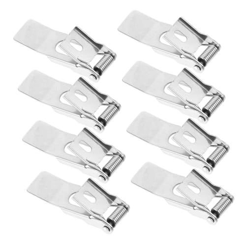 DOITOOL 8 Piezas De Luz Según La Hebilla Soporte De Espejo Clips De Resorte Iluminación Empotrada Clips De Adaptación De Luz Empotrada Abrazaderas De Seguridad Para Lámpara De Techo