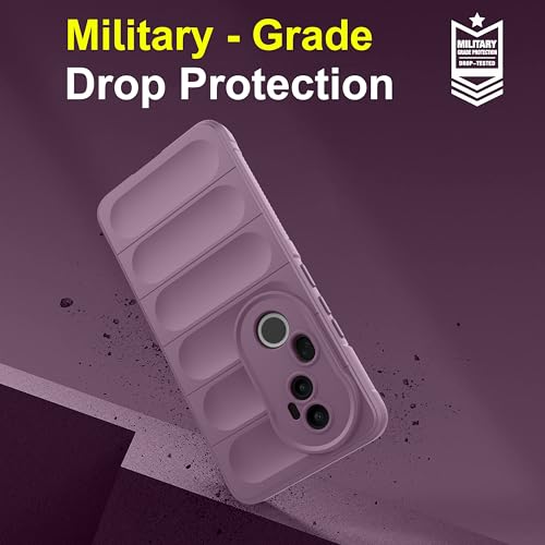 Image of Zapcase Back Case Cover for Vivo T4 Ultra 5G | Compatible for Vivo T4 Ultra 5G Back Cover | Liquid Silicon Magic Case with Camera Protection | Lavender