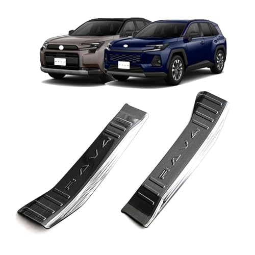 For �V�^ RAV4 XA60 6���60�n 2026��p�̃n�[�t���A�h�A�ƃg�����N�̏��h�~�v���[�g���A�K�[�h�����g�����N�K�[�h�ԗ��p�ɓ��ʂɐ݌v���ꂽ�X�e�����X�|�f�ނŏ��▀�Ղɋ������t�����ȒP�ł�RAV4 XA60�A�N�Z�T���[ (�u���b�N)