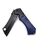 Snake Eye Tactical Heavy Duty Folding Pocket Knife Outdoors Camping Hunting Fishing. (Black & Blue)