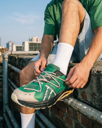 Image of Bacca Bucci x Discovery Vulcan Men's Outdoor Lifestyle Sneakers | Breathable Mesh Upper | Speed Lacing System | Cushioned EVA Midsole