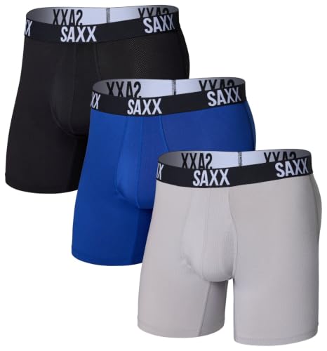 Image of SAXX Underwear Co. Men's Core Performance Mesh Boxer Brief 3-Pack